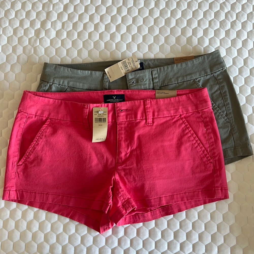 (2) American Eagle Size 8 Shorts